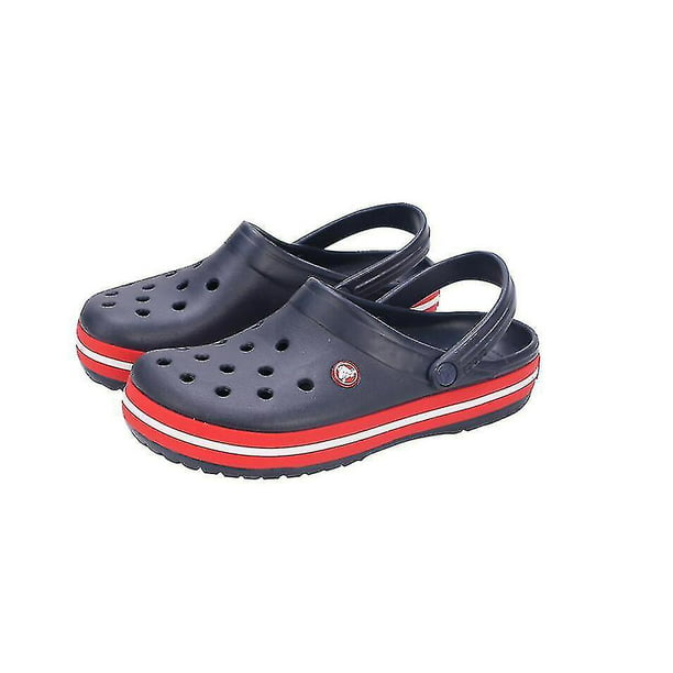 Crocs, zapatos clásicos transpirables con agujeros, sandalias y zapatillas para  hombres y mujeres, zapatos de playa con Pedal, zapatos de jardín LingWen  1327533392600