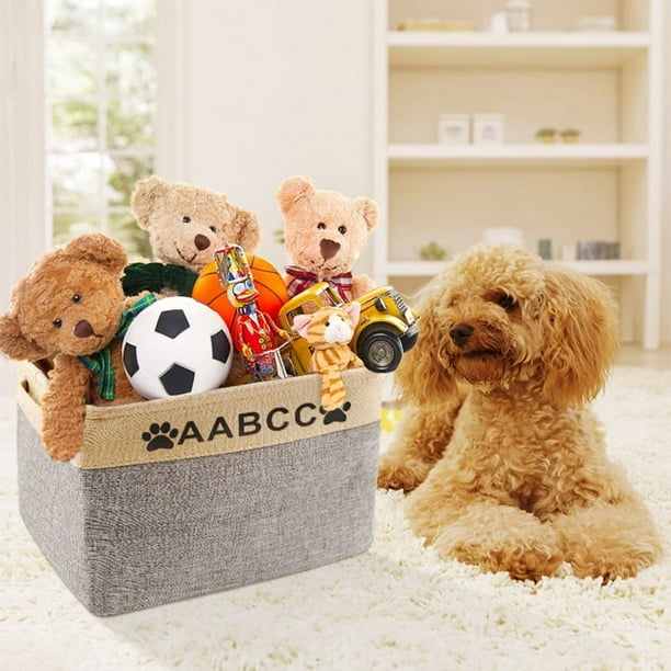 caja juguetes perro