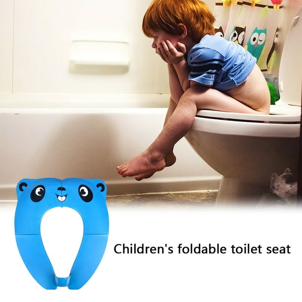 Orinal portátil para niños pequeños, asiento plegable de entrenamiento para  ir al baño, silla de inodoro portátil para niños, asiento de inodoro de