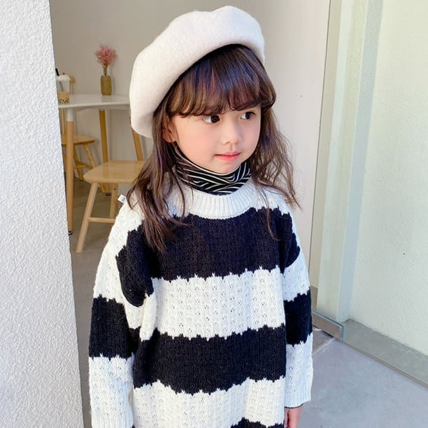 8 piezas de boina de lana para niños, boina de artista, gorra clásica de  lana francesa, sombrero de boina cálida para niñas pequeñas, bebé, invierno  y