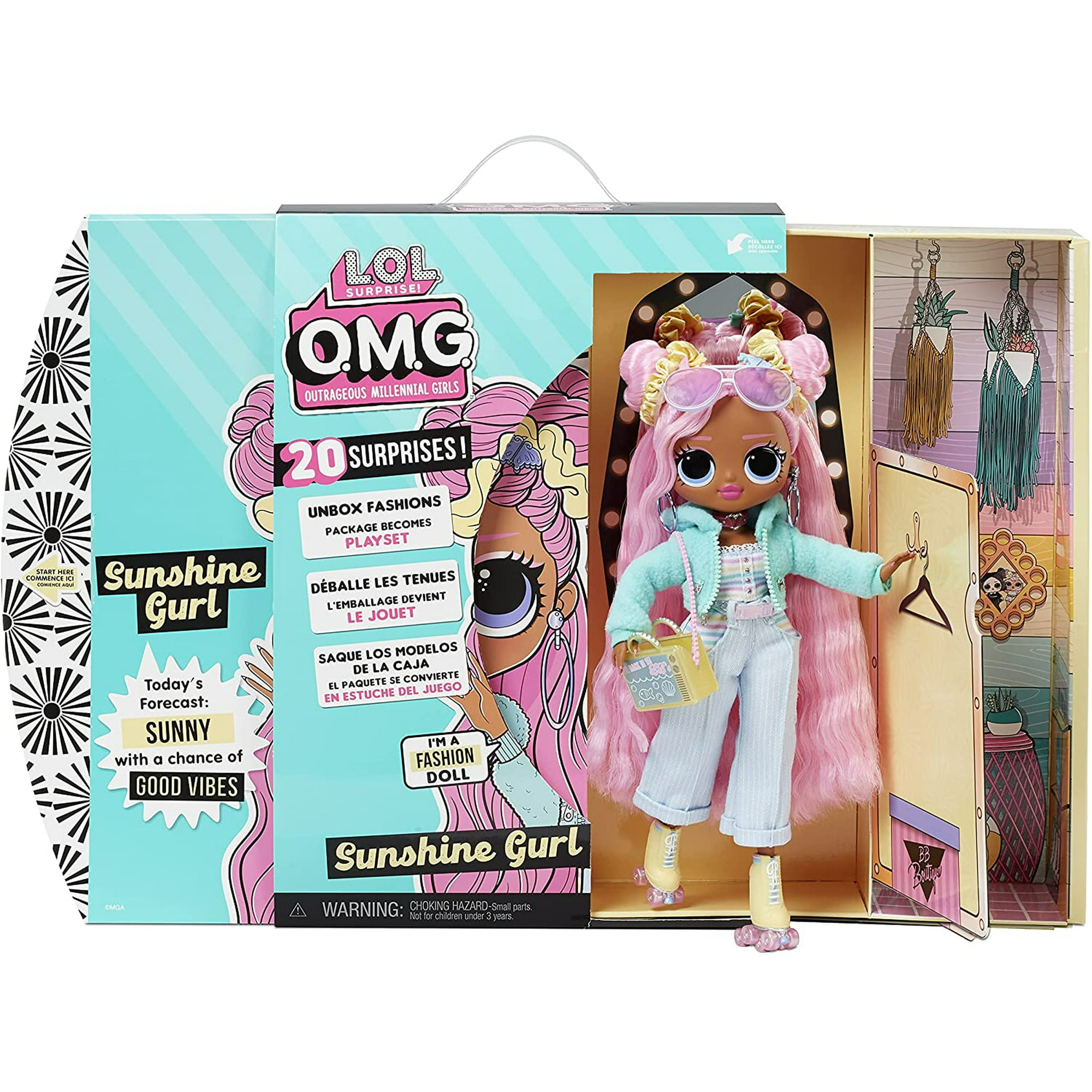 LOL Surprise OMG Sunshine girl Fashion Doll - Juego de munec LOL Surprise!  L.O.L. Surprise!