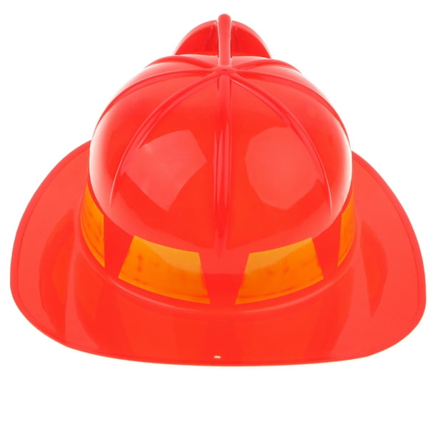 sombrero rojo de bombero, accesorio para disfraz de halloween para adultos