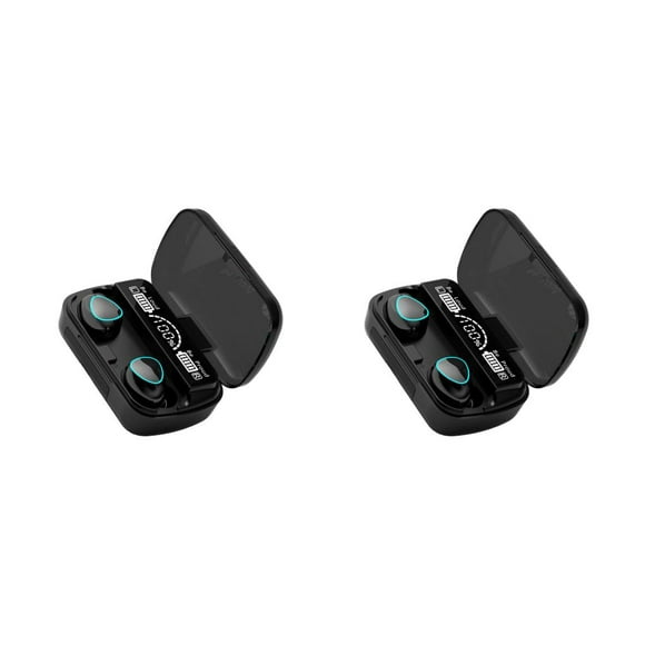 sidaley m10 wireless earphones led display headphones headset waterproof automatic pairing magnetic sidaley