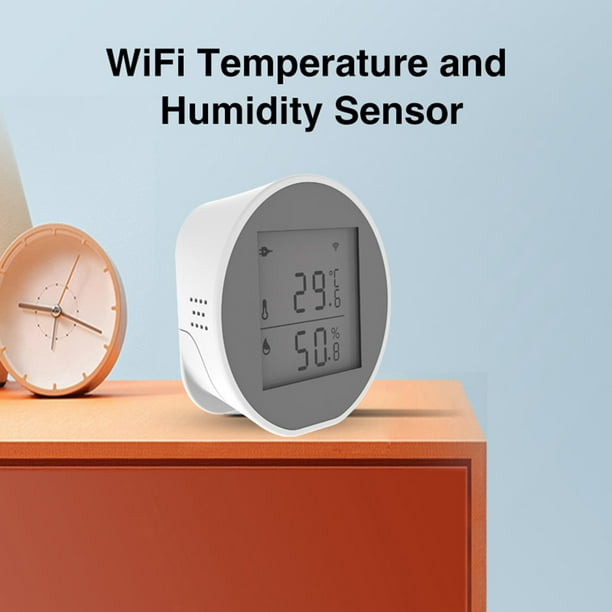 Sensor de temperatura y humedad con WiFi, higrómetro con