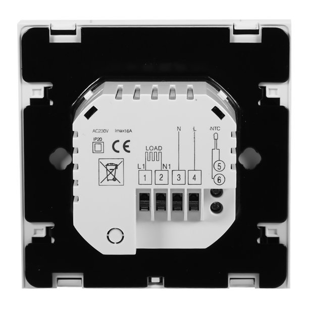 Termostato Digital LCD para calefacción de suelo, controlador de  temperatura para habitación, calefacción eléctrica, pantalla táctil