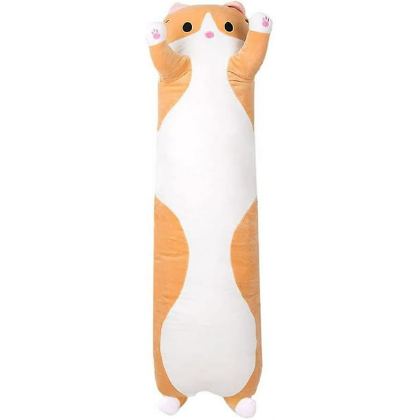 Juguetes de peluche de gato para niños y niñas, peluches suaves y largos de  50/70cm