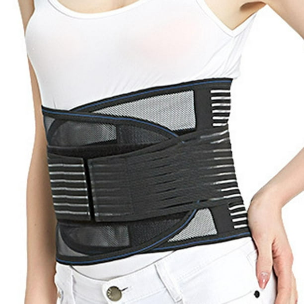 Faja lumbar para la cintura, soporte lumbar para la parte inferior de la  espalda, para hombres y mujeres, cinturón de descompresión ajustable