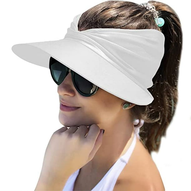 Gorra de viaje al aire libre para mujer, visera ancha, protección de  verano, para la playa, deportes, para mujer