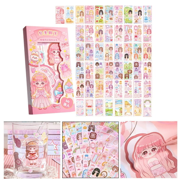 Libro De Pegatinas De Princesa Para Niños, Puzle De Dibujos
