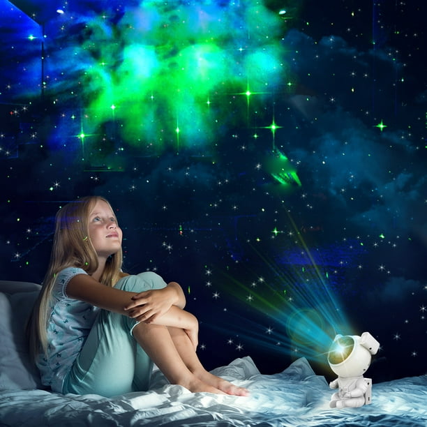 Lámpara de astronauta proyector de estrellas y galaxia luz Led de Tmvgtek  noche proyector de cielo estrellado lámpara de mesa espaciadora decoración  de la habitación del hoga
