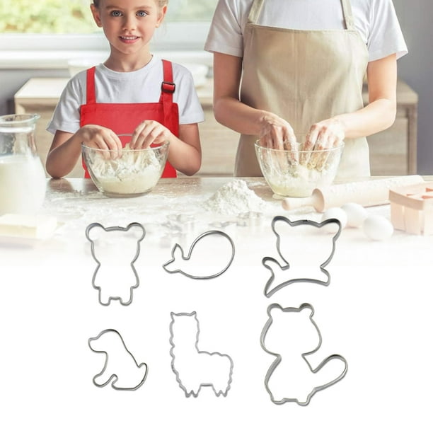 Moldes de Galletas Infantiles de Acero Plateado | Cocina | Andrea House