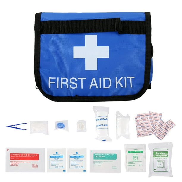 Botiquín de primeros auxilios mediano color blanco, caja metálica para  emergencias, botiquín de emergencias vacío, diseñado