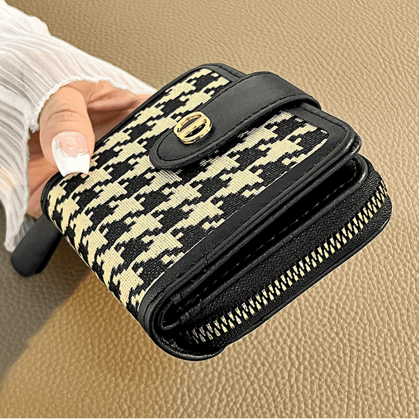 Cartera para Mujer Cartera para Tarjetas de credito Monedero Plegable con Ranura para multiples Tarjetas Cartera para Mujer Cartera pequena de Piel autentica con Bloqueo RFID Walmart en linea