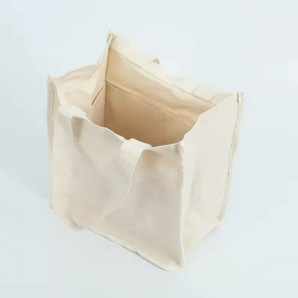  Las mejores bolsas de compras de tela resistentes y de primera  calidad, bolsas de compras de lona reutilizables para comestibles, bolsas  de playa de tela lavables y ecológicas con asas, bolsas