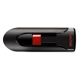 Memoria USB SanDisk Cruzer Blade 128GB 2.0 negro y rojo