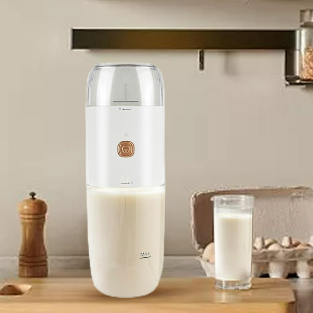 Espumador de leche, vaporizador de leche eléctrico 4 en 1, máquina  automática de espuma fría y caliente, espumador de apagado automático para  café