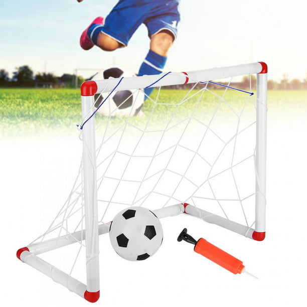 Portería de fútbol para niños, mini portería de fútbol, red de fútbol  emergente para interiores y exteriores, 24.4 x 15.0 x 21.7 in