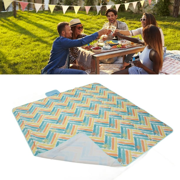 Manta (300 cm), plegable, resistente , para viaje, para picnic, para  exteriores, playa, camping 100x150cm El 100x150cm CUTICAT Manta de picnic  al aire libre