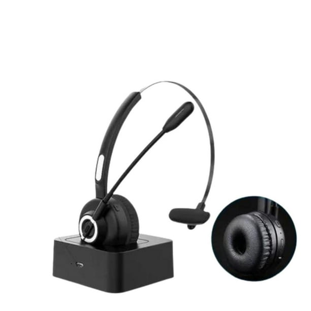 Auriculares De Diadema Manos Libres Bluetooth Con Micrófono Negro