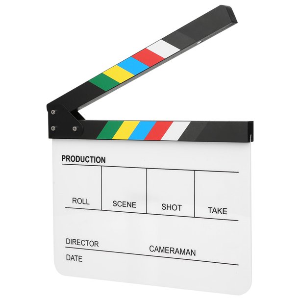 Claqueta Para Cine Director Profesional Película Grabación