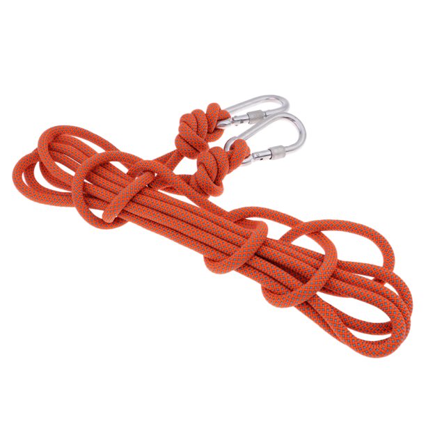 Cuerda auxiliar de escalada Cuerda estática Cuerda de rescate de seguridad,  Longitud: 15 m Diámetro: 10
