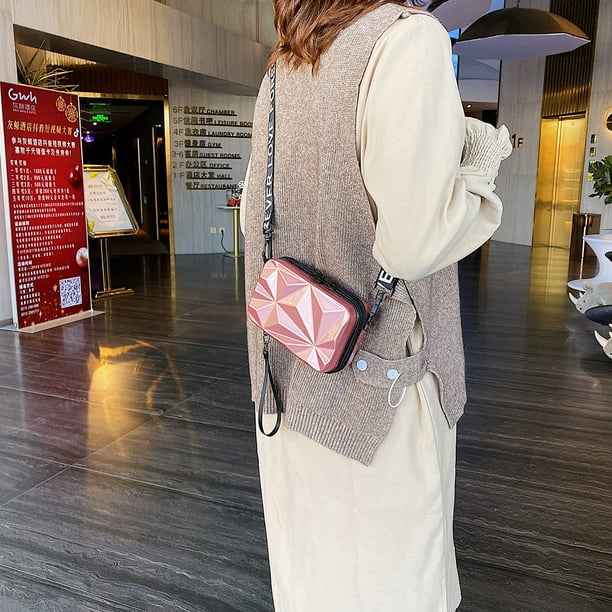 Maleta para mujer con forma de bolso diario, bandolera de bolsa de equipaje (oro rosa) Tmvgtek Para estrenar | Walmart en línea