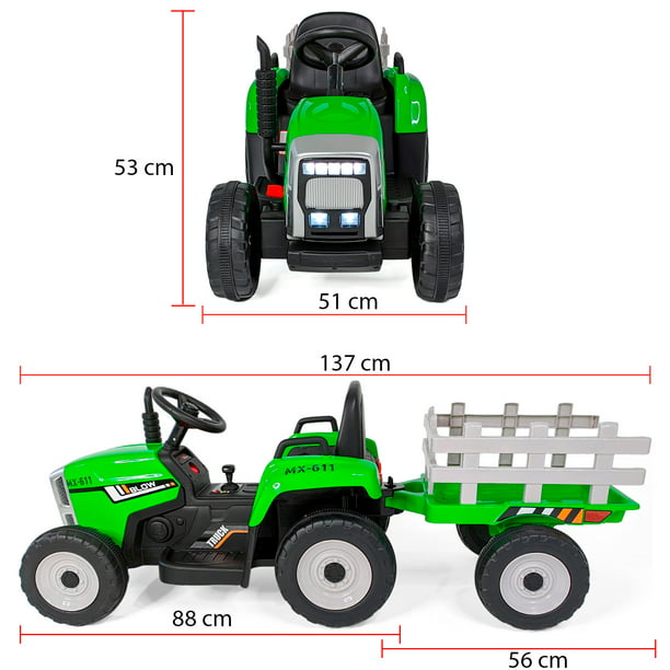 Tractor eléctrico para niños 12v