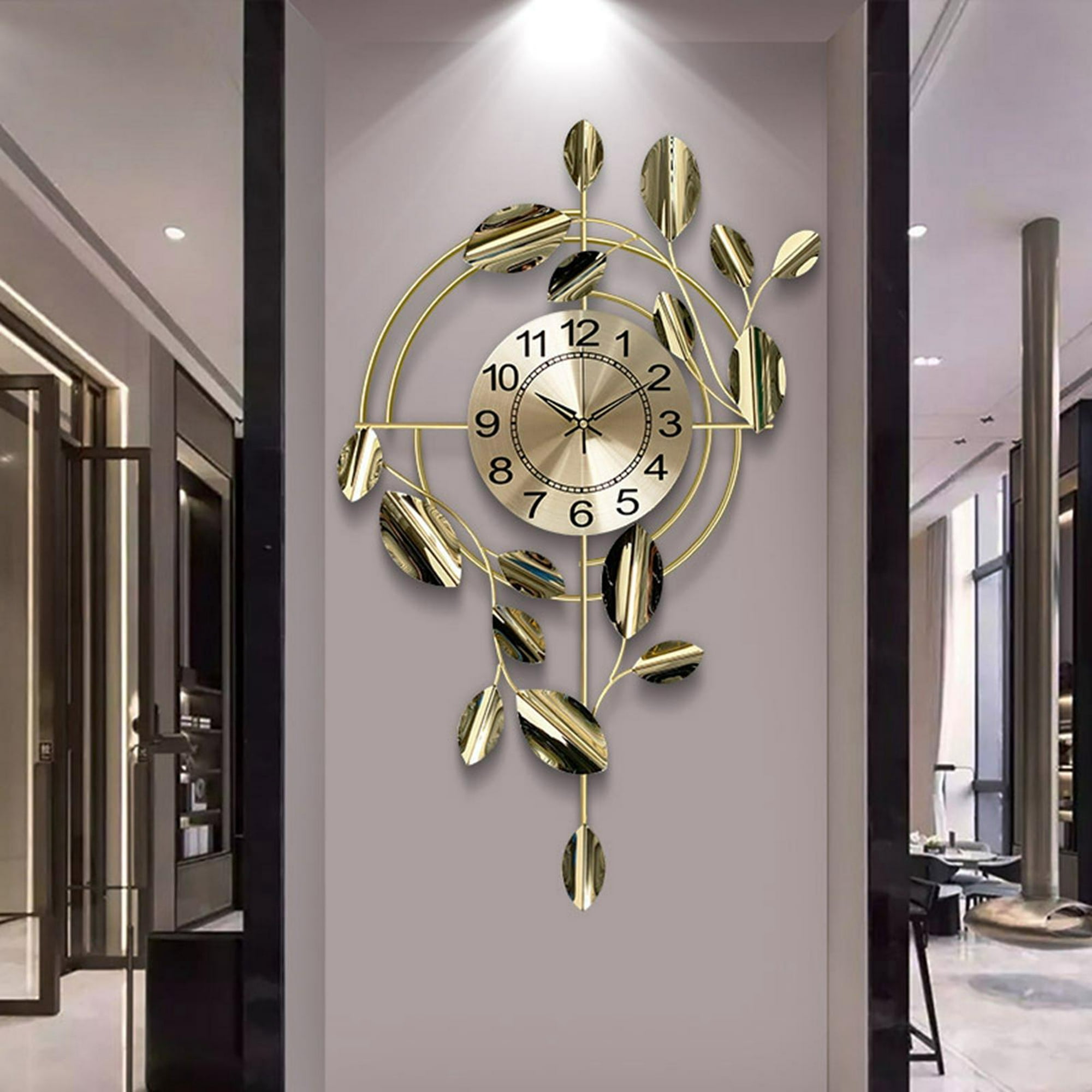 Compra Online Reloj decorativo pared cocina efecto acero, grandes numeros  30,5 cm en nuestra tienda Online de Artículos de Regalo y de Decoración  para el Hogar — WonderfulHome Shop