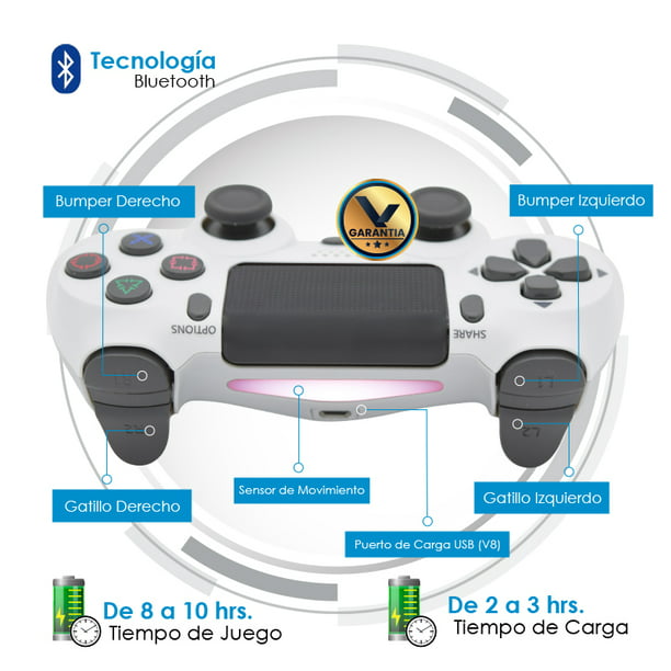 Mando inalámbrico Bluetooth para Sony PS4, compatible con consola Playstation  4, Joystick Dual Shock 4