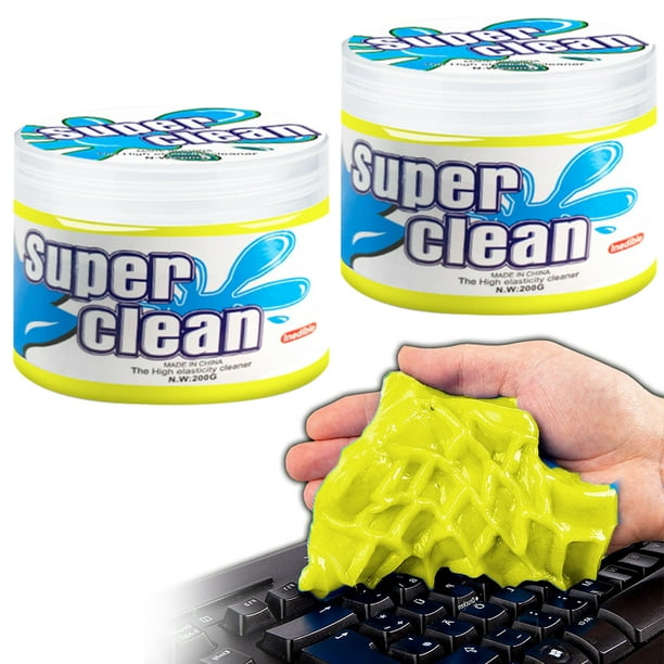 CLICK CLEAN Gel de limpieza de teclado, gel de limpieza universal de 7  onzas para teclados, limpiador de electrónica, gel de limpieza de polvo  para