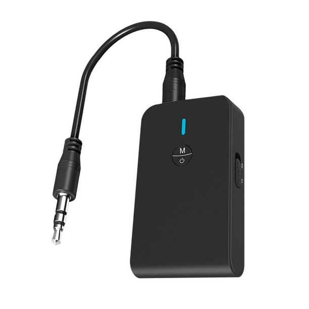 Receptor transmisor Bluetooth 5.0, adaptador de audio Bluetooth Cable de  audio óptico digital RCA de 3,5 mm para TV/sistema estéreo doméstico de  baja latencia, HD (negro)