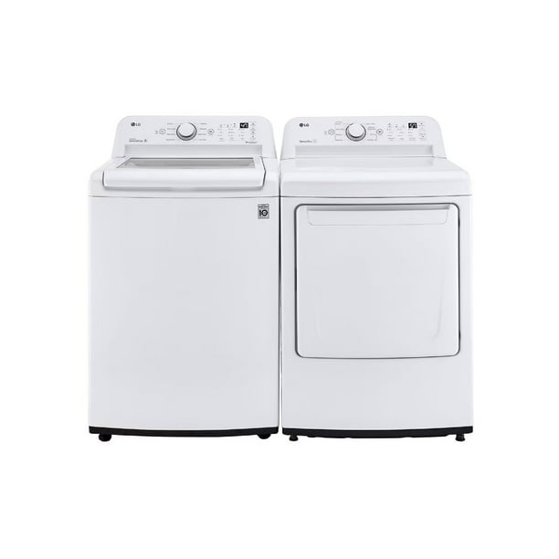 Lavadora y secadora de color blanco con carga frontal para 10 Kg