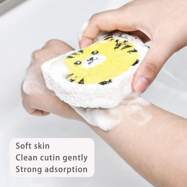 14 Esponjas Para Lavar Platos Limpieza Esponja Eliminar Manchas De