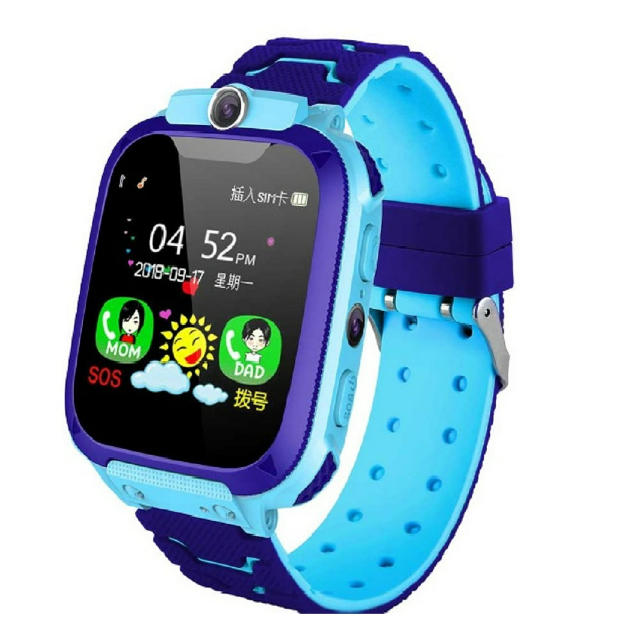 Reloj inteligente Klack® para niños y niñas con GPS Localizador y