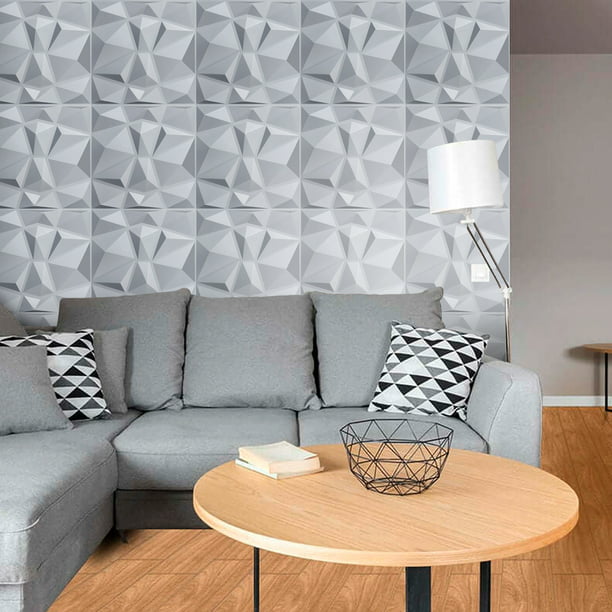 Paneles Decorativos 3D para Muros – Paneles decorativos 3D para Diseño de  Interiores, Incluye Pegamento, Construye Espacios Increíbles