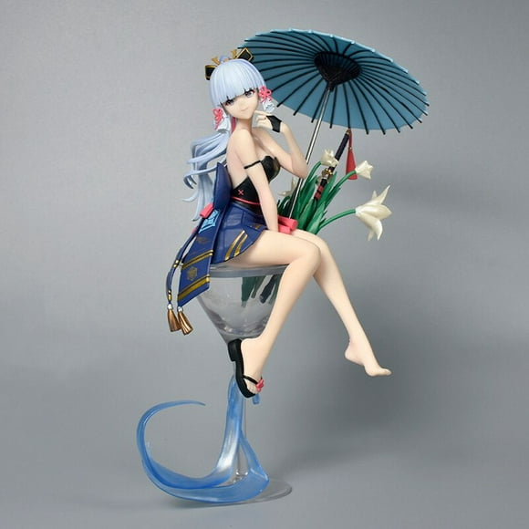 figura de acción de genshin impact de 27cm figura de anime de genshin impact paimonkleeqiqi zhongli juguetes para adultos gong bohan led