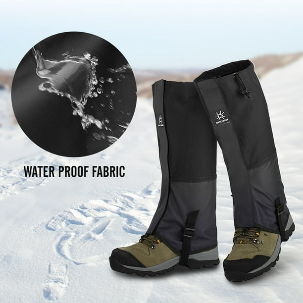 Polainas de nieve Cubierta de protección de piernas impermeable Esquí  Polainas de snowboard yeacher polainas