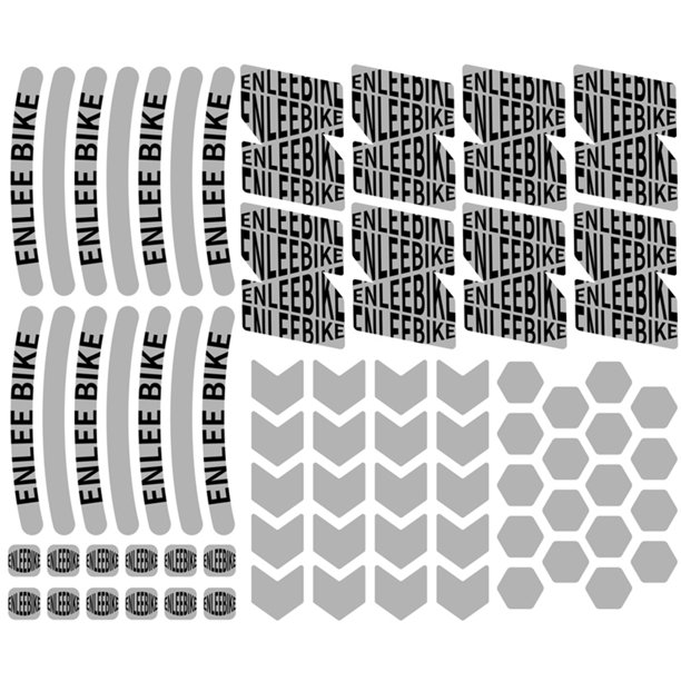  Pegatinas de bicicleta de montaña, 3D noche reflexión bicicleta  pegatinas pegatinas para bicicleta marco para scooter marco : Arte y  Manualidades