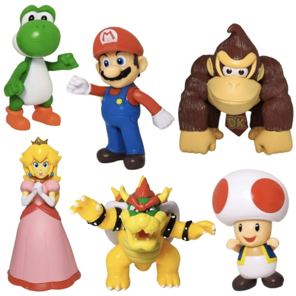 Figuras de Personajes de Mario Bros 23cm Originales Nintendo Personajes :  Mario, Luigi, Toad y Yoshi Precio: 20$ c.u Visítanos de…