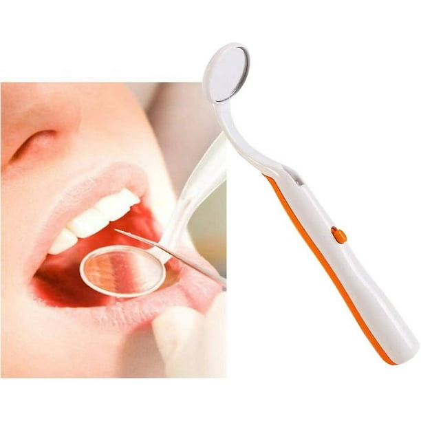 Espejo de boca dental, espejo bucal, dentista, boca dental, espejo de  inspección de dientes, ángulo curvo, herramienta de cuidado bucal,  herramientas