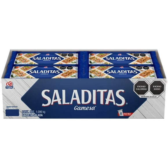 saladitas galletas gamesa sabor salado 8 paquetes de 137 gramos 1096 gramos saladitas lj5na982ev
