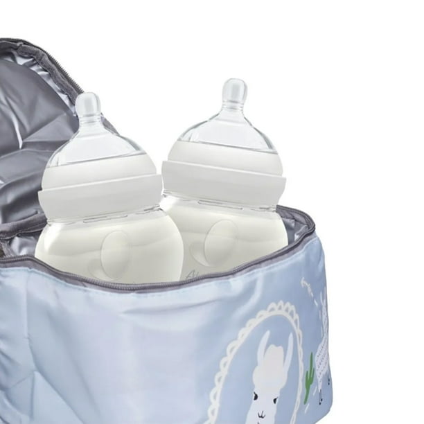 Meichoon Bolsa enfriadora para biberones de leche materna/bolsa de leche  impermeable para bebés/mochila de viaje para mamá/lonchera portátil con