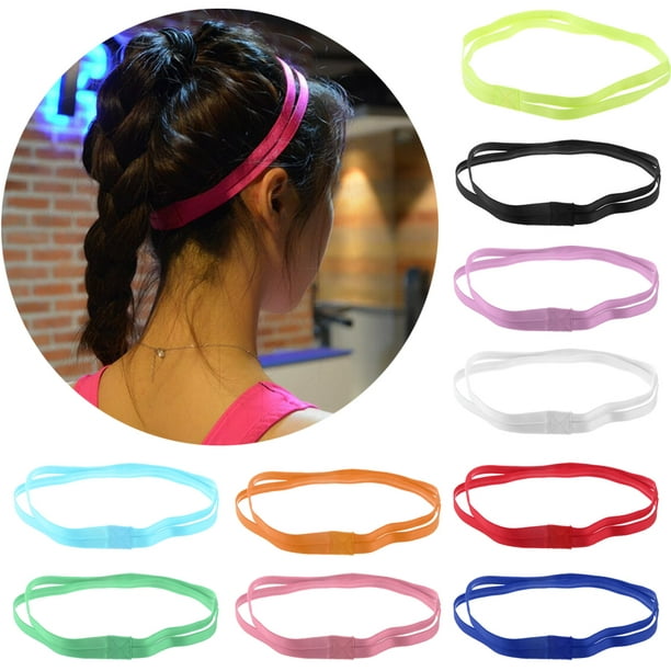 Diadema Deportiva, Elástico Antideslizante Cinta de Pelo, Deporte