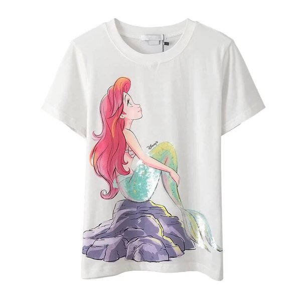 Camiseta de la familia de Disney para mujer, Camiseta de algodón con  estampado de dibujos animados d Estilo Azteca