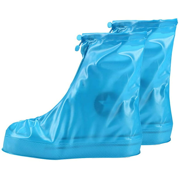 Fundas impermeables para zapatos, impermeables, reutilizables, plegables,  protectores de zapatos para botas de lluvia, antideslizantes, para lluvia