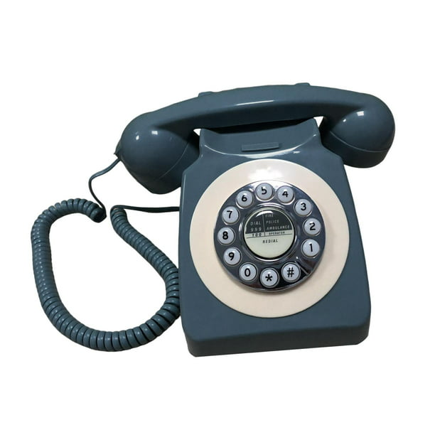 Teléfono Retro Vintage, Teléfonos Giratorios para Teléfonos Fijos