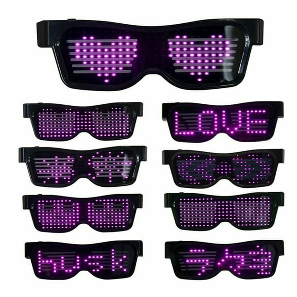 Minnieouse Gafas LED inalámbricas de múltiple para fiesta de DJ de