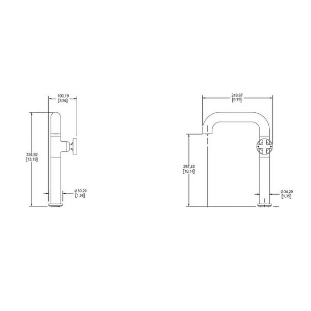 Monomando Alto Para Lavabo Helvex Indus E-951-eb Ébano Negro