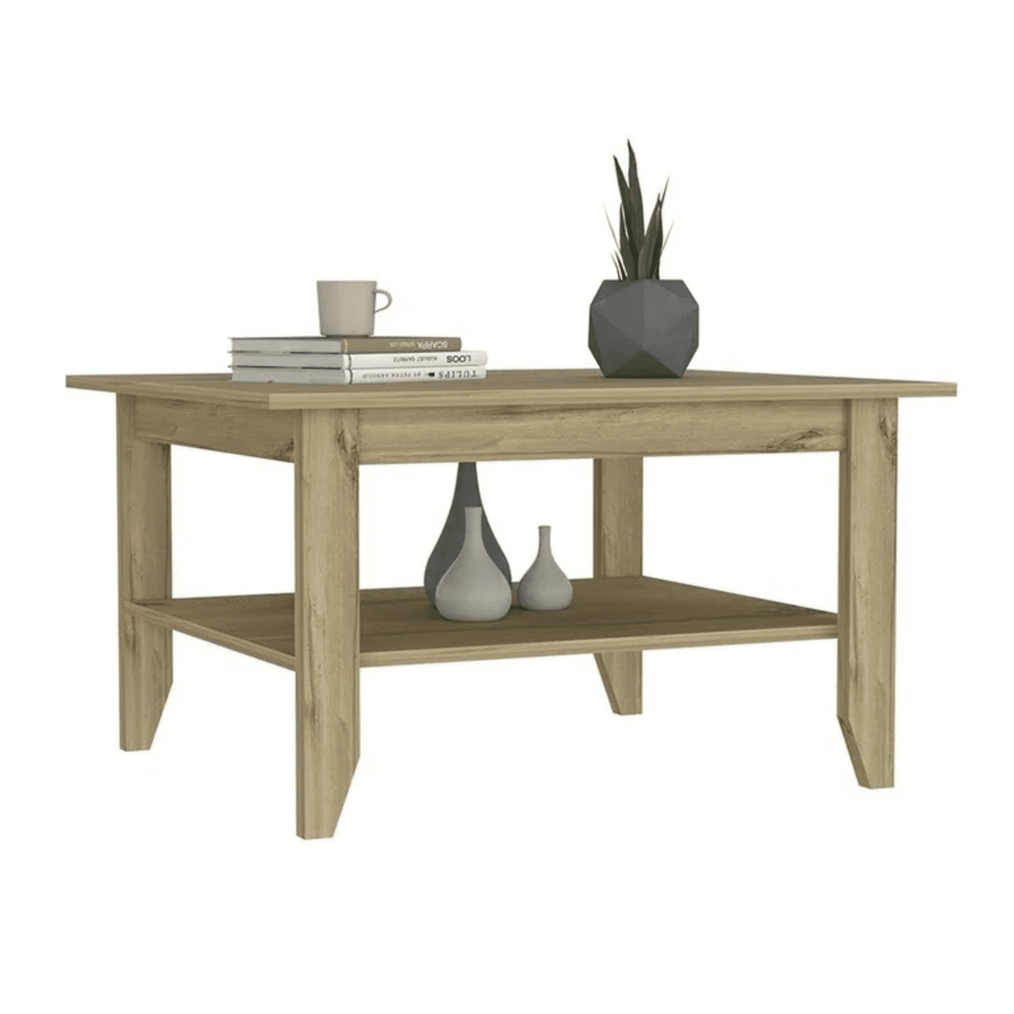 Mesa de centro moderna para sala tipo madera| excelsior