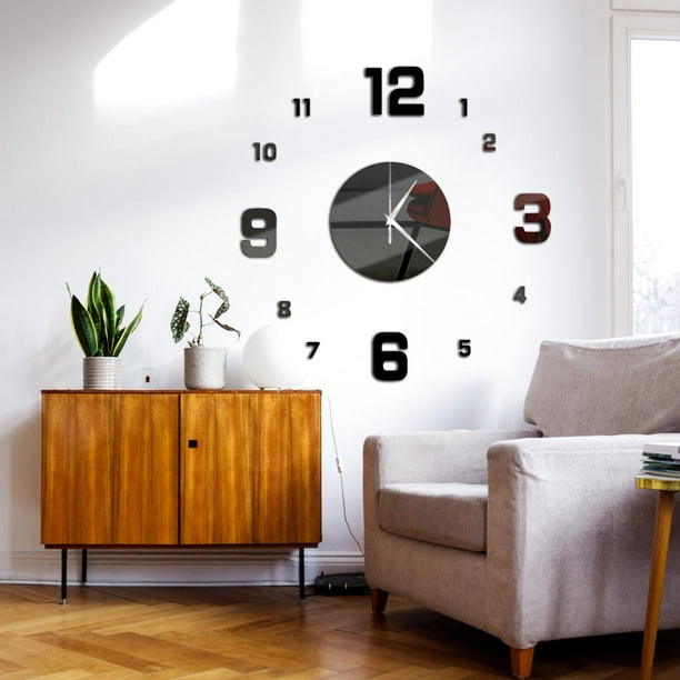 Comprar Números modernos DIY adhesivo reloj de pared pegatina sala de estar  decoración colgante de oficina